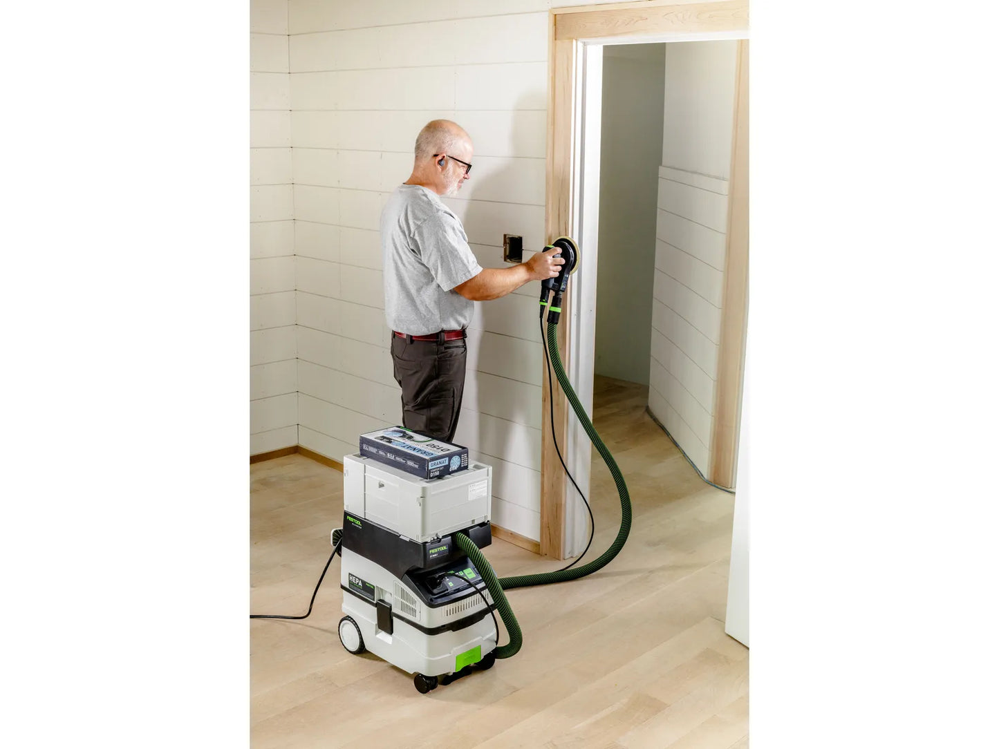 Festool 578867 Limited Edition ETS EC 150/5 Sander + CT MIDI I HEPA Dust Extractor w/ 60-Piece Granat Abrasives Value Kit