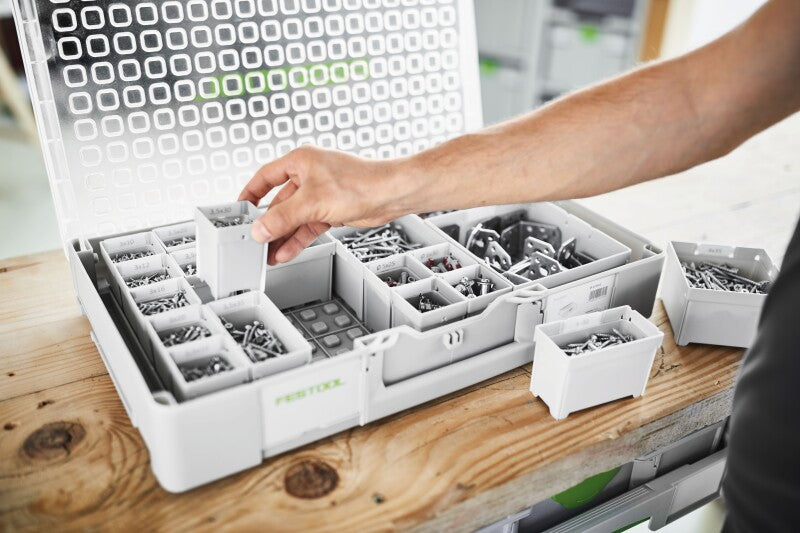 Festool 204860 Systainer3 Medium Square Organizer Container, 6 Pack