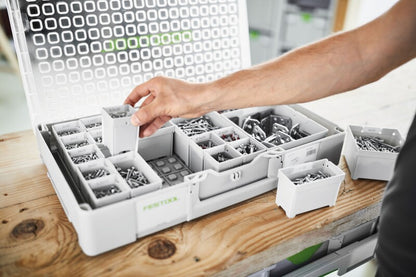 Festool 204860 Systainer3 Medium Square Organizer Container, 6 Pack