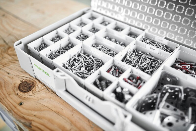 Festool 204861 Systainer3 Medium Rectangular Organizer Container, 6 Pack