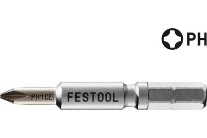 Festool 205073 Centrotec 2" Phillips #1 Driver Drill Bit, 2 Pack