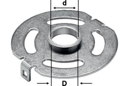 Festool 492182 Template Guide for OF 1400/VS 600, 24mm OD / 21mm ID