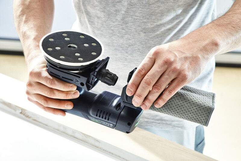 Festool 577696 ETSC 125 18V Brushless Hybrid Cordless Random Orbital Sander 125mm (5"), Bluetooth 3.1Ah PLUS