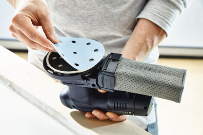 Festool 577696 ETSC 125 18V Brushless Hybrid Cordless Random Orbital Sander 125mm (5"), Bluetooth 3.1Ah PLUS