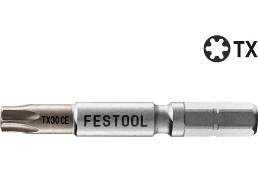 Festool 205082 Centrotec 2" Torx T30 Driver Drill Bit, 2 Pack