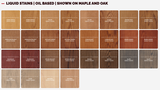 General Finishes Color Chips and Blocks Sample Packs