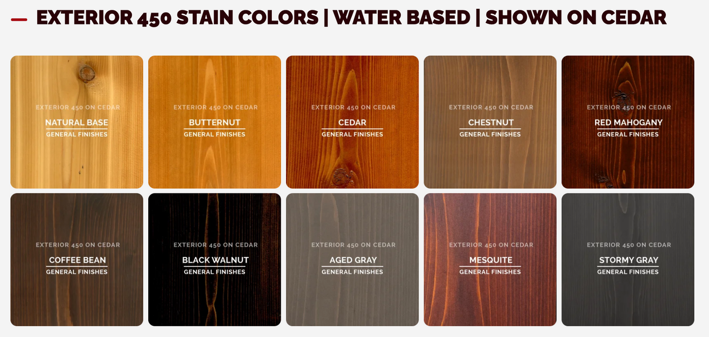 General Finishes Color Chips and Blocks Sample Packs