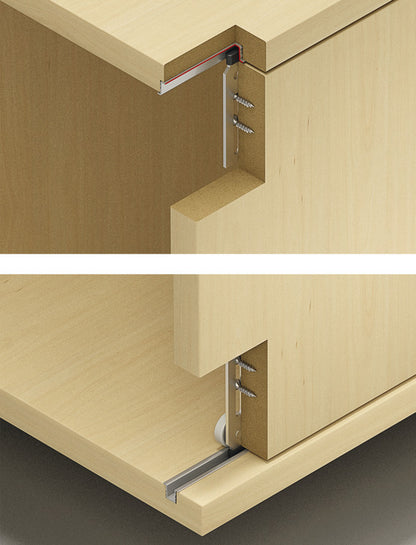 Hafele Slido F-Line19 20A Sliding Door Hardware, for door weights up to 20 kg