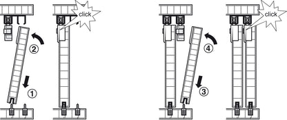 Hafele Slido F-Line21 12C Sliding Door Hardware, for door weights up to 12 kg, With soft closing mechanism on two sides