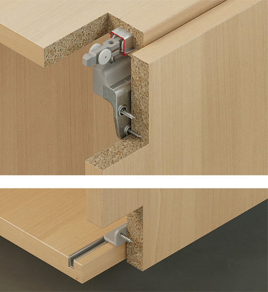 Hafele Slido F-Line21 20A Sliding Door Hardware, for Door Weights up to 20 kg