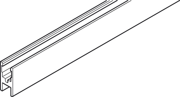 Hafele Glass Fixing Profile, for Hawa Clipo 36 GPK/GPPK, Glue Mounting, 2500 mm Length