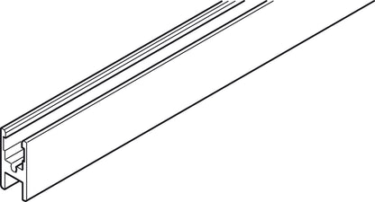 Hafele Glass Fixing Profile, for Hawa Clipo 36 GPK/GPPK, Glue Mounting, 3500 mm Length