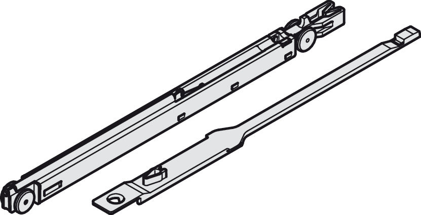 Hafele Closing and Opening Soft Closing Mechanism Set, for Hawa, weight 15 kg (33 lbs.)