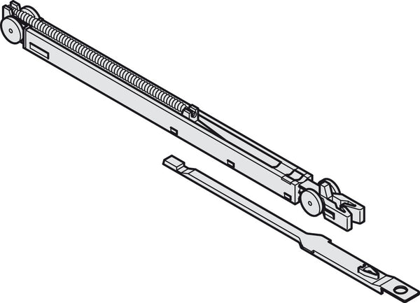 Hafele Closing and Opening soft Closing Mechanism Set, for Hawa, weight 15-25 kg (33-55 lbs.)