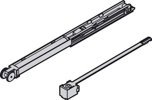 Hafele Plastic Soft Closing Mechanism, Set of Two, For Hawa Clipo 16 H IF/MF/HM, Screw Mounting (17.6 lbs.)