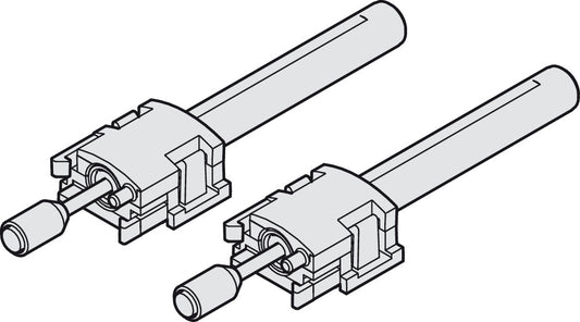 Hafele Plastic Soft Stop Guide, for Hawa Combino 65 H VF/mf