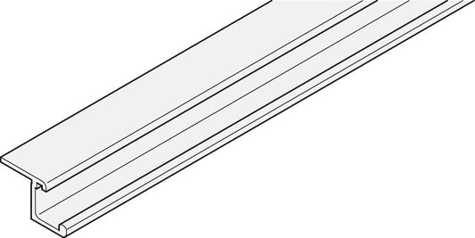 Hafele Aluminum Single Upper Guide Track, for Hawa Regal VF, Screw Mounting, 2500 mm Length