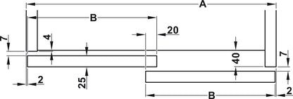 Hafele HAWA Combino 65 H VF Sliding Door Hardware, Three Door set