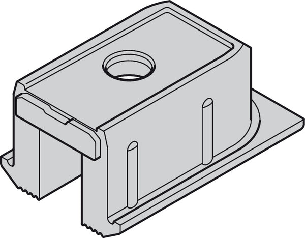 Hafele Plastic Service Port, For Upper Track, for Screw Mounting