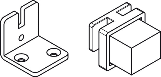 Hafele Inslide Soft Stop, for Hawa Clipo 36 H IF, for two door application