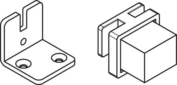 Hafele Inslide Soft Stop, for Hawa Clipo 36 H IF, for two door application