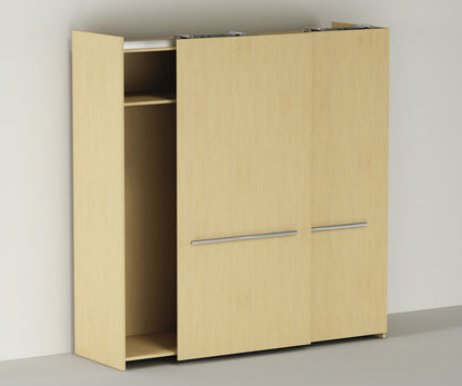 Hafele Coplanar Door, Hawa Frontino 40 Sliding Door Hardware Set, for Wardrobes for Two Doors 1800-2199 mm