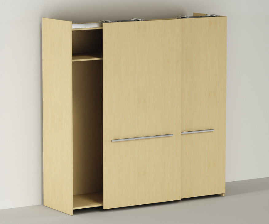 Hafele Coplanar Door, Hawa Frontino 40 Sliding Door Hardware Set, for Wardrobes for Two Doors 2200-2400 mm