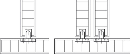Hafele Lower Guide, for Screw Mounting