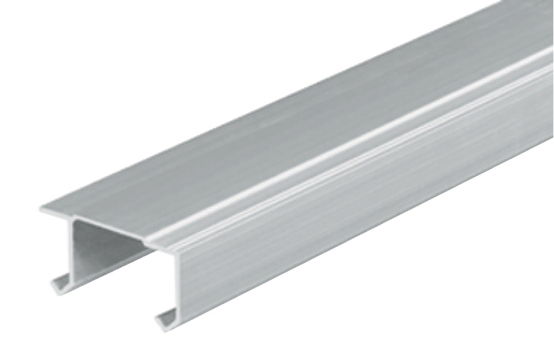 Hafele Aluminum Double Upper Running Track Screw Mounting, 2500 mm Len ...