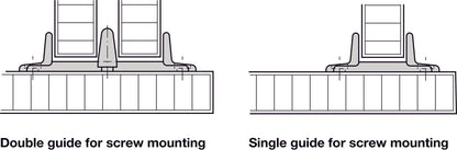 Hafele Hangar 28 IF Sliding Door Hardware Set, for door weight up to 30 (66 lbs.)