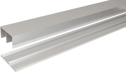 Hafele Aluminum Anodized Matt Track Set, for S 80 Sliding Door, 2000 mm Length