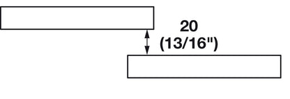 Hafele Lower Rollers Fitting Hardware, for S 80 Sliding Door