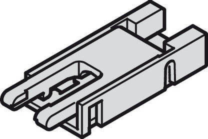Hafele Loox5 8 mm Strip Light Clip Connector (exclusively for COB), Monochrome or Multi-White 2-Wire