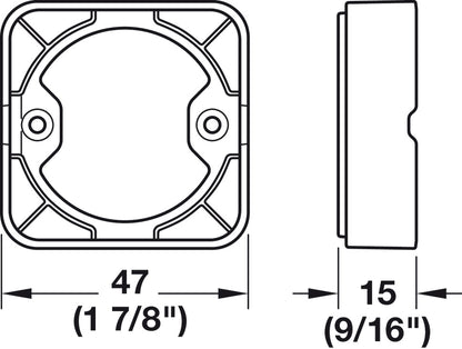 Hafele Loox5 Connect Mesh Battery Powered Furniture Light Switch