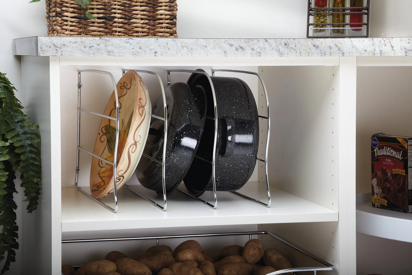 Rev-A-Shelf 18" Tray Divider, Chrome