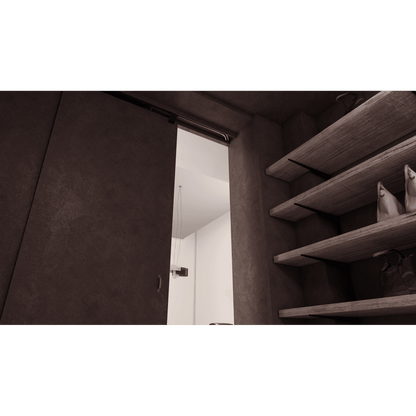 Sugatsune Mono Flat Unison Flush Sliding Door Hardware System, Heavy Duty