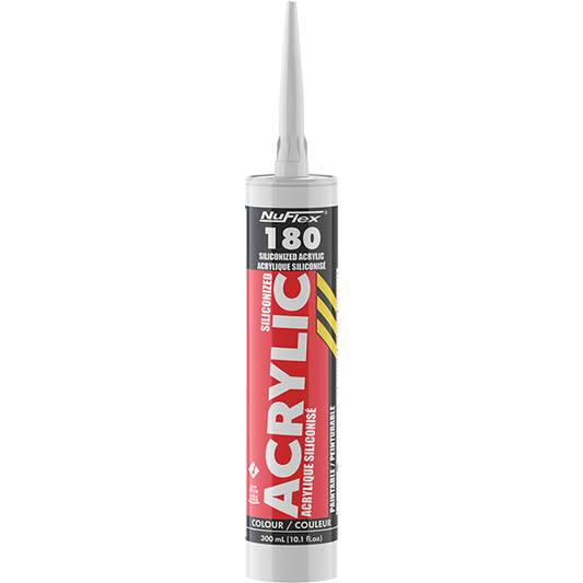 NuFlex 180 Siliconized Acrylic Paintable Flexible Sealant