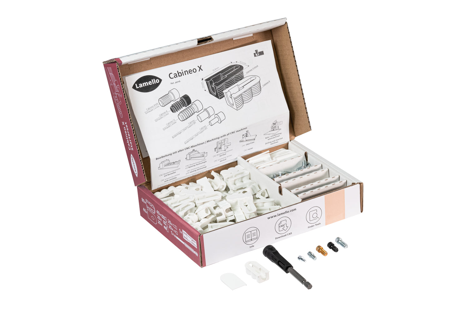 Lamello Cabineo X Cabinet Connector Starter Set