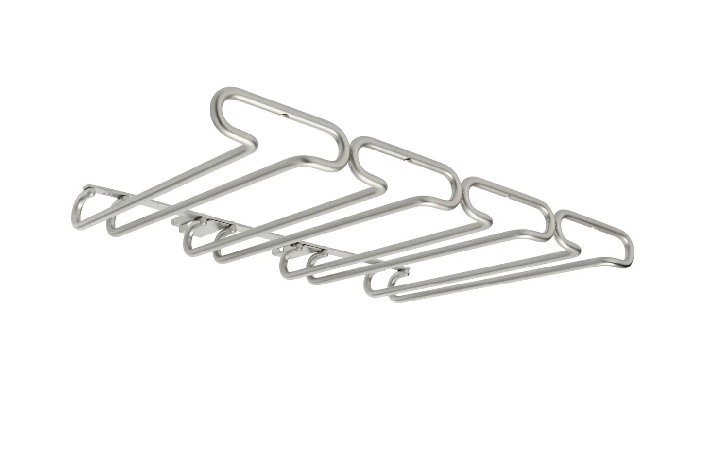 Rev-A-Shelf Under Cabinet Quad Wine Glass Stemware Rack, 11" Satin Nickel (Silver)