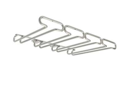 Rev-A-Shelf Under Cabinet Quad Wine Glass Stemware Rack, 11" Satin Nickel (Silver)