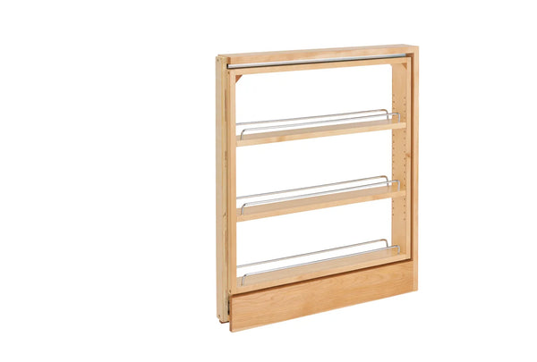 Rev-A-Shelf 438 Wood Filler Base Pull-Out for Use Between Base Cabinets, with Blumotion Soft-Close