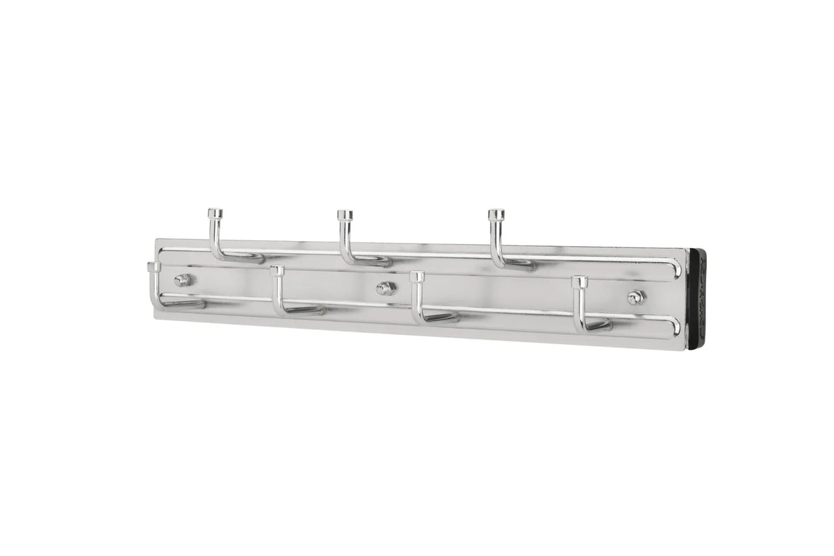 Side Mount Belt Rack Rev-A-Shelf BRC-12CR Side Mount Belt Rack, Chrome - Pro Cabinet Supply