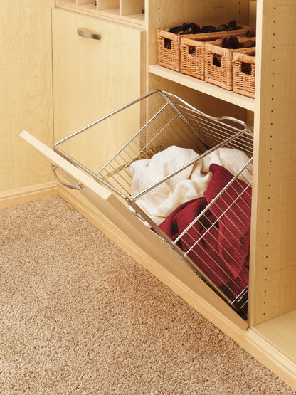 Rev-A-Shelf CTOHB Wire Closet Tilt-Out Hamper Basket