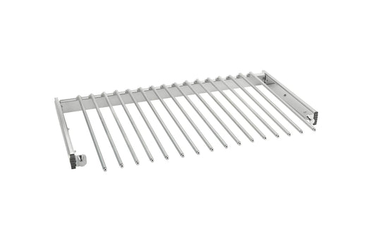 Rev-A-Shelf 30" Chrome Pant Rack Pullout with Full Extension Slides
