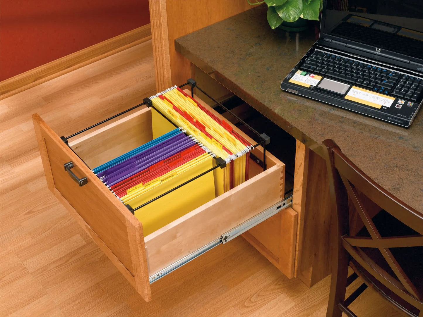 Rev-A-Shelf RAS-SMFD-52 File Drawer Organizer Pullout Insert for 18" Base
