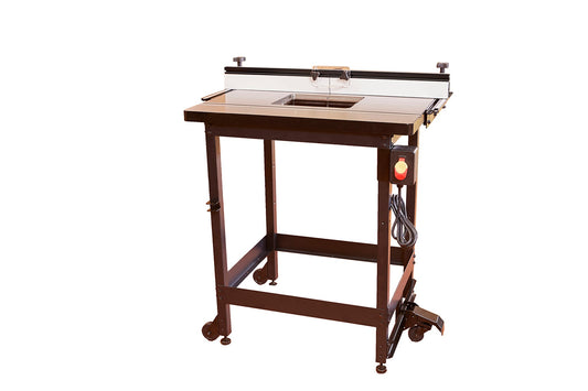 Sawstop Standalone Cast Iron Router Table, Power Switch in Stand