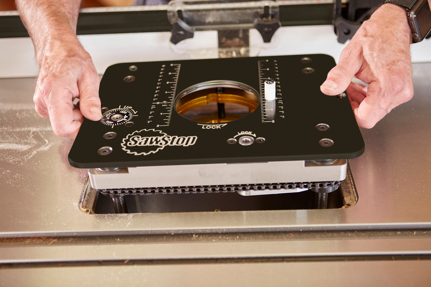 Sawstop Four-Post Router Lift with Lock