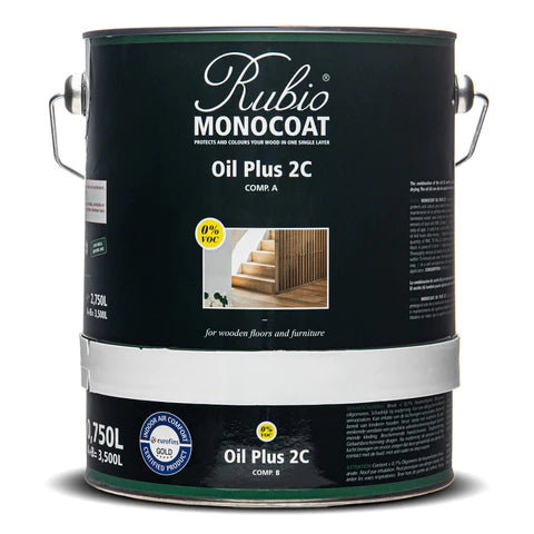 Rubio Monocoat 3.5 Liter Oil Plus 2C Wood Finish, 0% VOC Pure