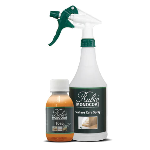 Rubio Monocoat Surface Care Spray Cleaner Kit (includes 100 mL Natural Soap and Mop)