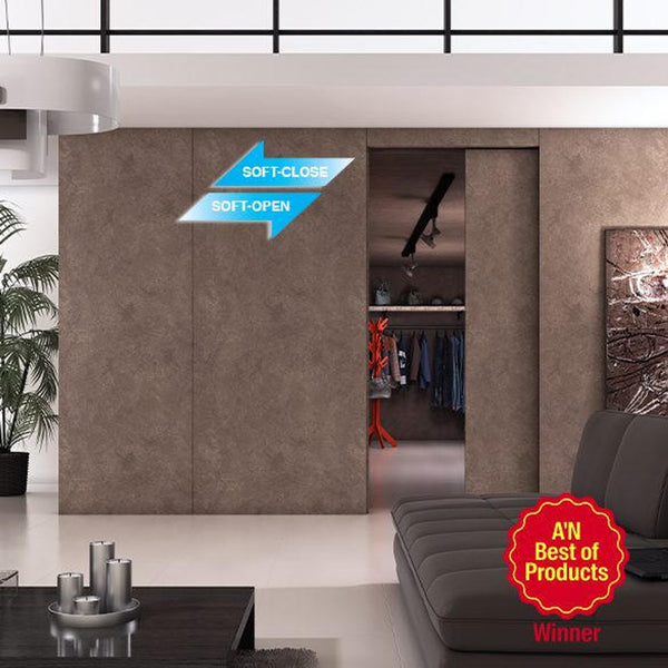 Sugatsune Mono Flat Unison Flush Sliding Door Hardware System, Heavy Duty